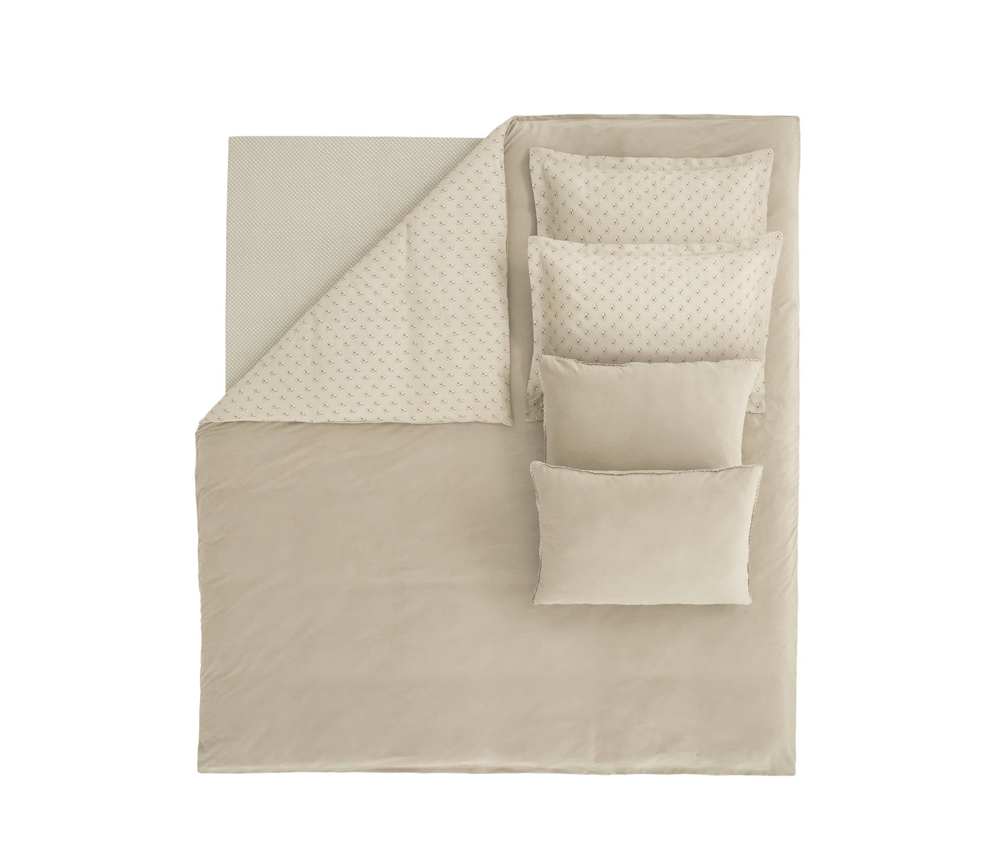 Двоен спален комплект Arwin Mink - Kadife Sateen