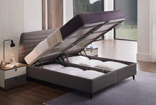 Заредете изображение във визуализатора на галерията – Легло с повдигащ механизъм и табла Cordell 180x200см
