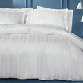 Двоен спален комплект Shelly Bamboo Sateen - White 200x220 см