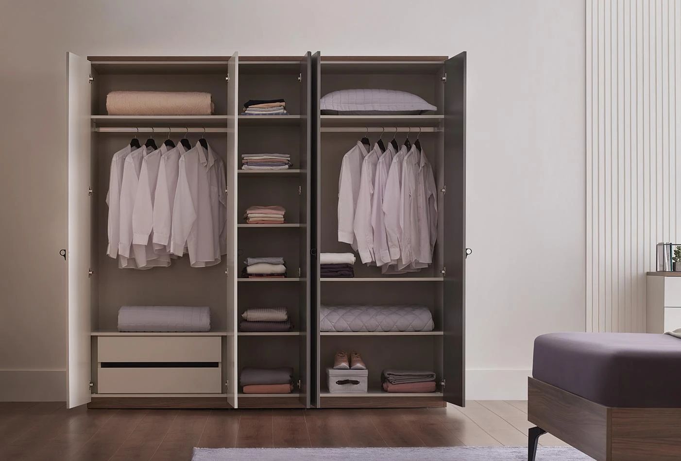 Гардероб с пет врати Cordell 226см