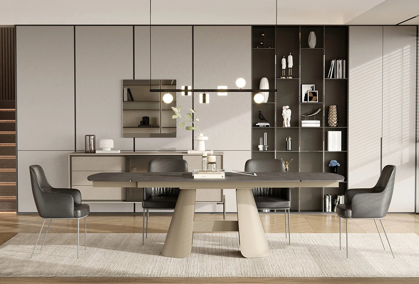 Трапезна разтегателна маса Salda - 160см