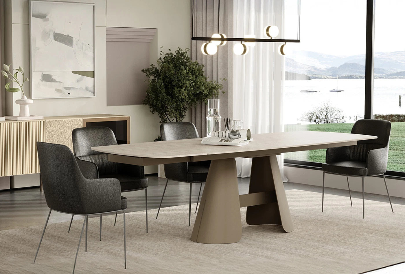 Трапезна разтегателна маса Salda - 180см