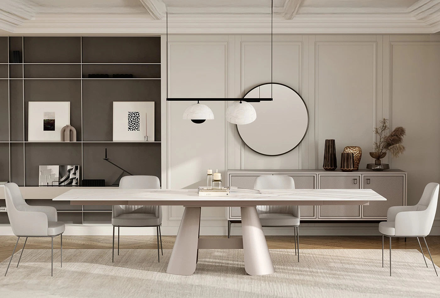 Трапезна разтегателна маса Salda - 200см