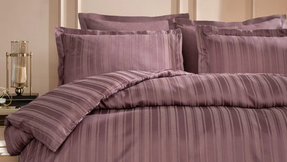 Двоен спален комплект Shelly Bamboo Sateen - Plum 200x220 см