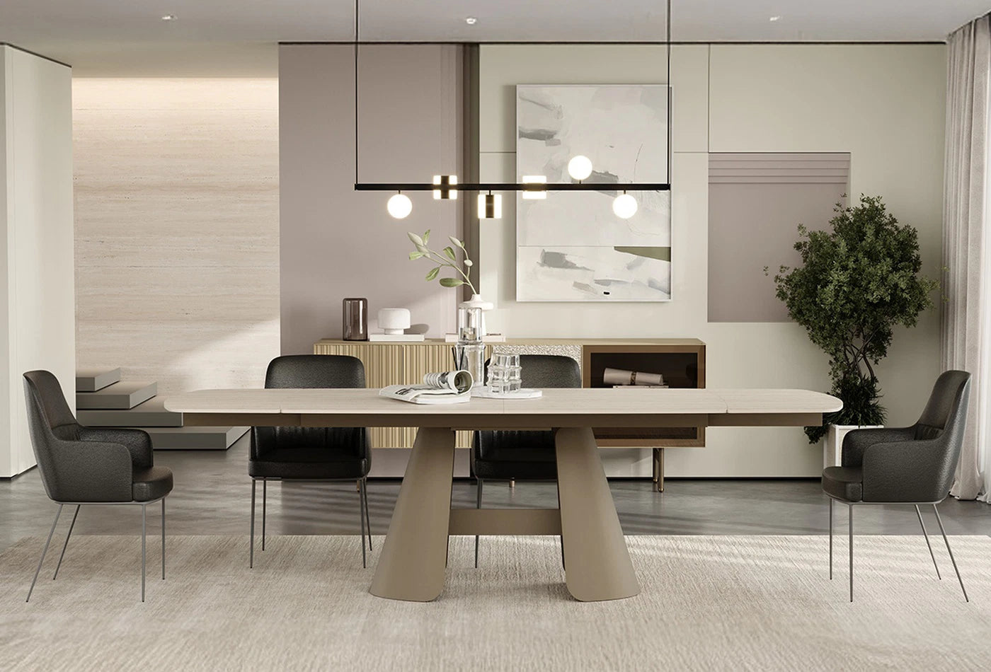 Трапезна разтегателна маса Salda - 180см